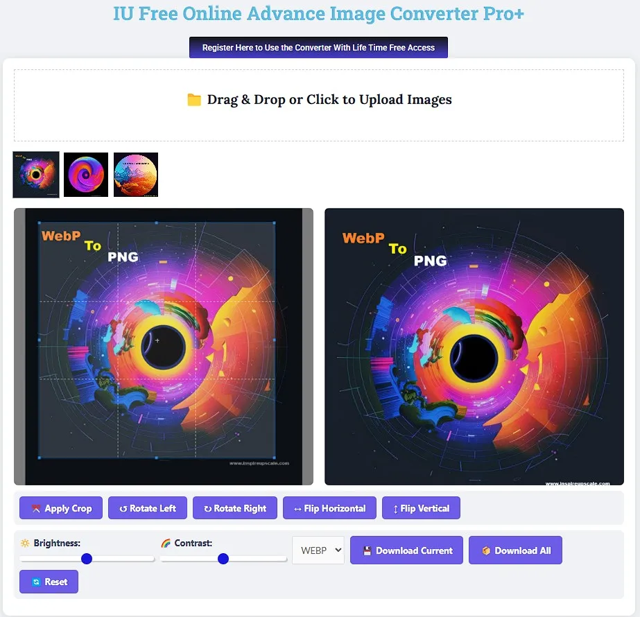 webpage to png